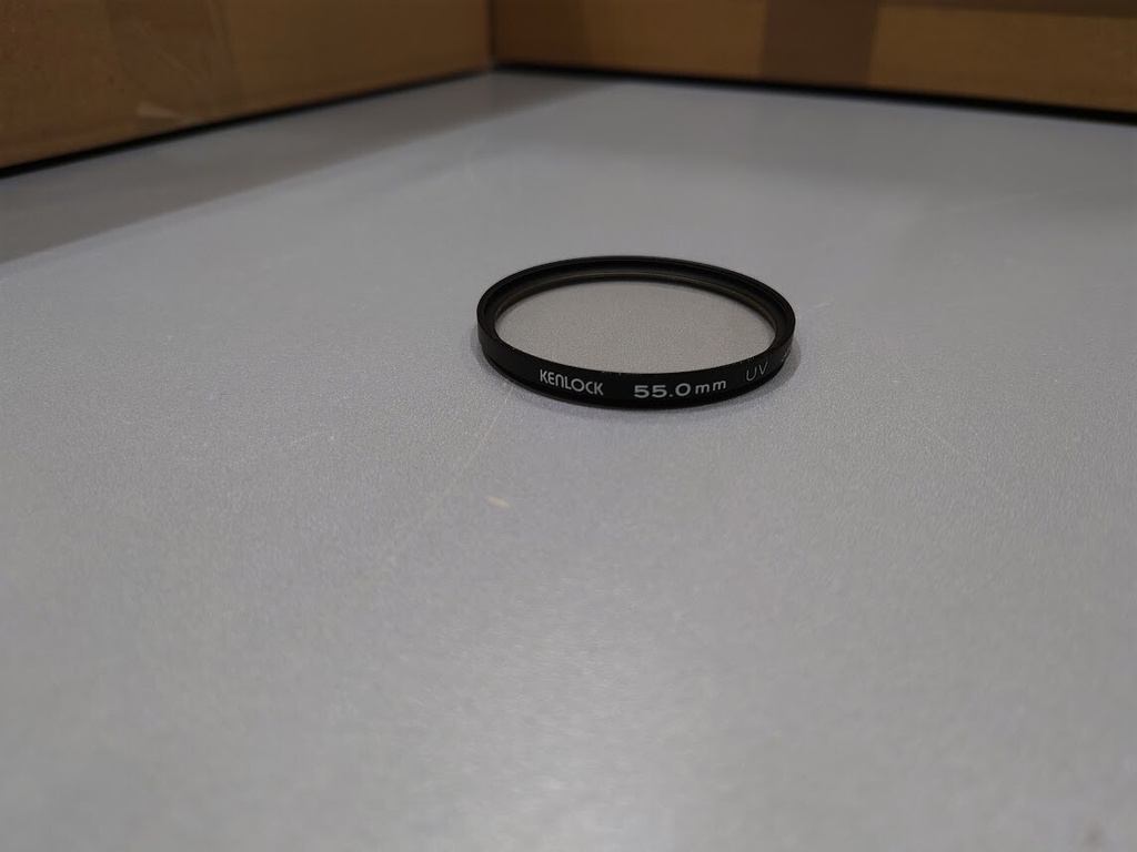Kenlock, 55.0 mm UV Made In Japan Lens Filter Used
