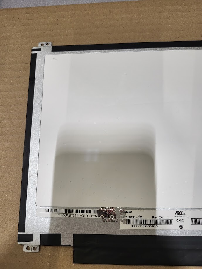 Innolux N116BGE-EB2 Rev C6 11.6" LCD Screen Panel, Without Orginal Packaging