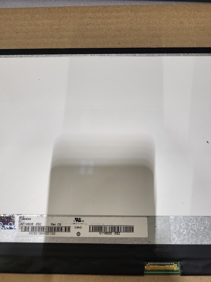 Innolux N116BGE-EB2 Rev C6 11.6" LCD Screen Panel, Without Orginal Packaging