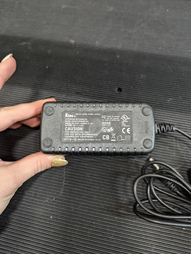 Ktec KSAH1200330T1M2 AC Adapter 12V 3.3A Used Working Without Power Cord