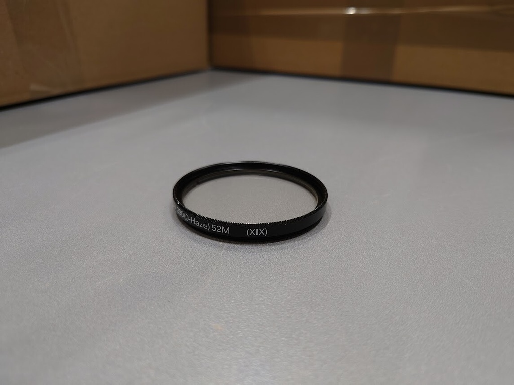 Hama, UV 390 (0-Haze) 52 M (XIX) Lens Filter Used
