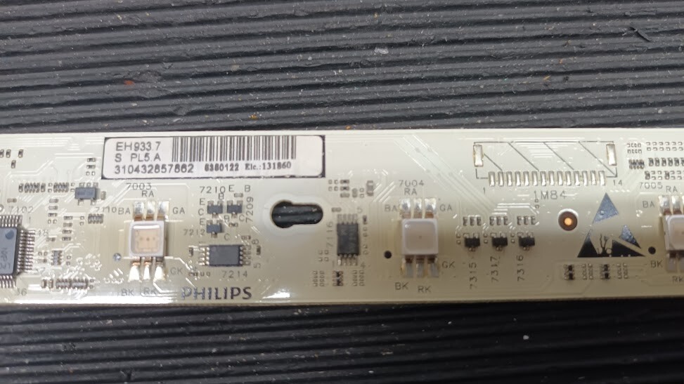 Non-Working Philips EH9337 S PL5A Circuit Board - For Parts or Repair
