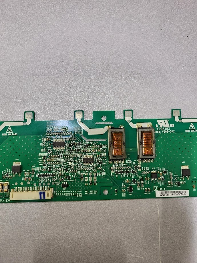 Model V298-5XX High Voltage Circuit Board - Untested for Parts or Repair