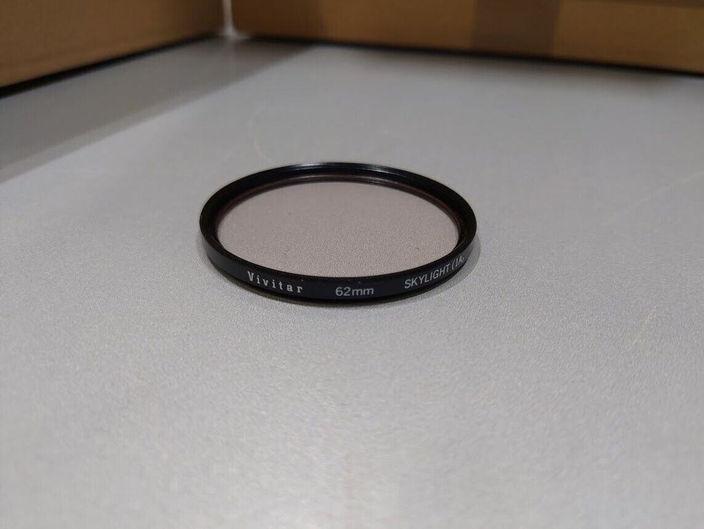 Vivitar, 62 mm, Skylight (1A),  Made In Japan  Lens Filter Used