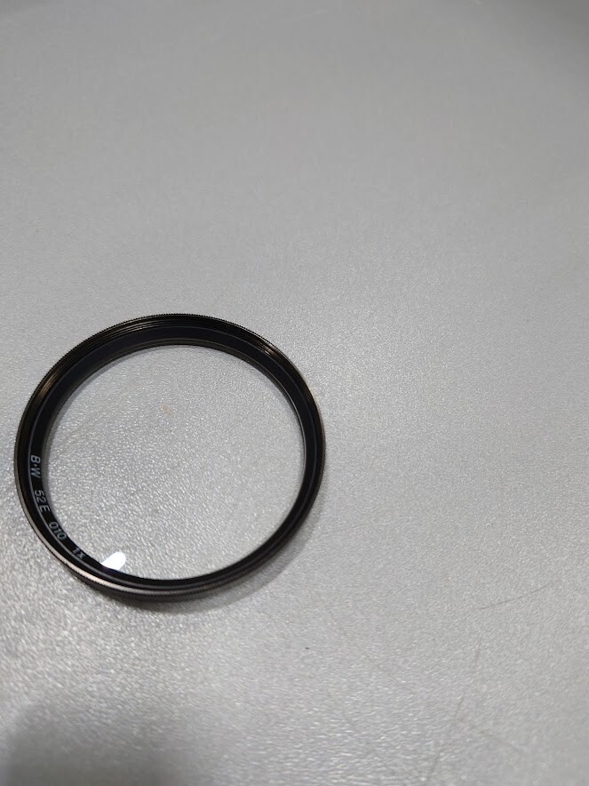 B+W, 52E 010 1x Made In Germany Lens Filter Used