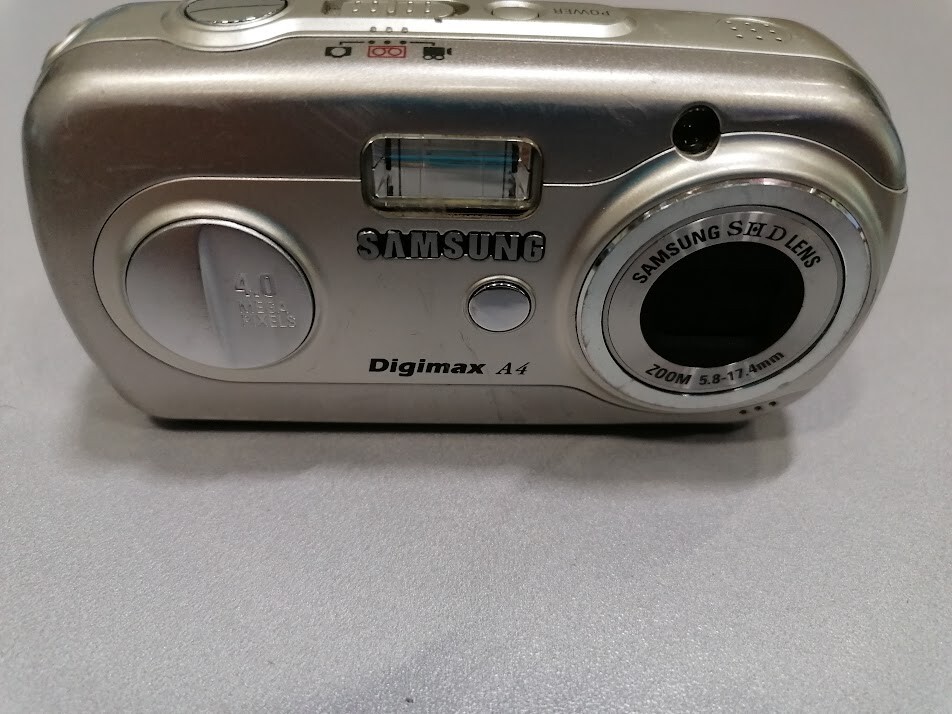 Samsung Digimax A4 Camera 4 MP Movie Clip Voice Recording Silver Not Working