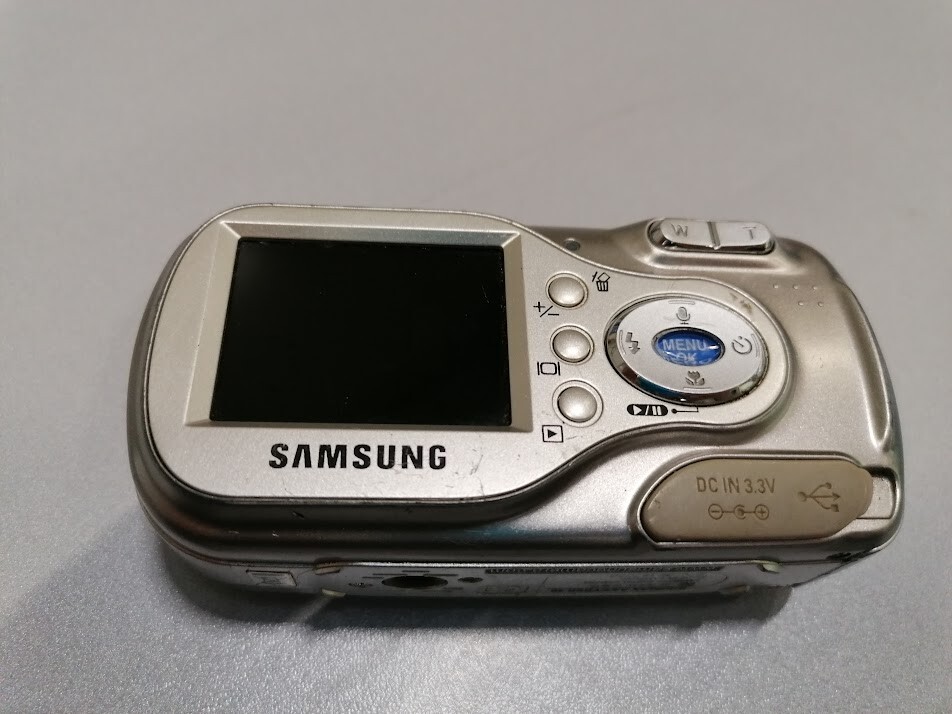 Samsung Digimax A4 Camera 4 MP Movie Clip Voice Recording Silver Not Working