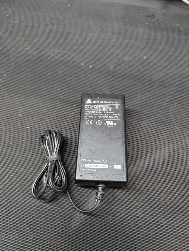 DELTA AMD-24V060W3AA  AC Adapter 24V 2.5A Without Power Cord Black Used