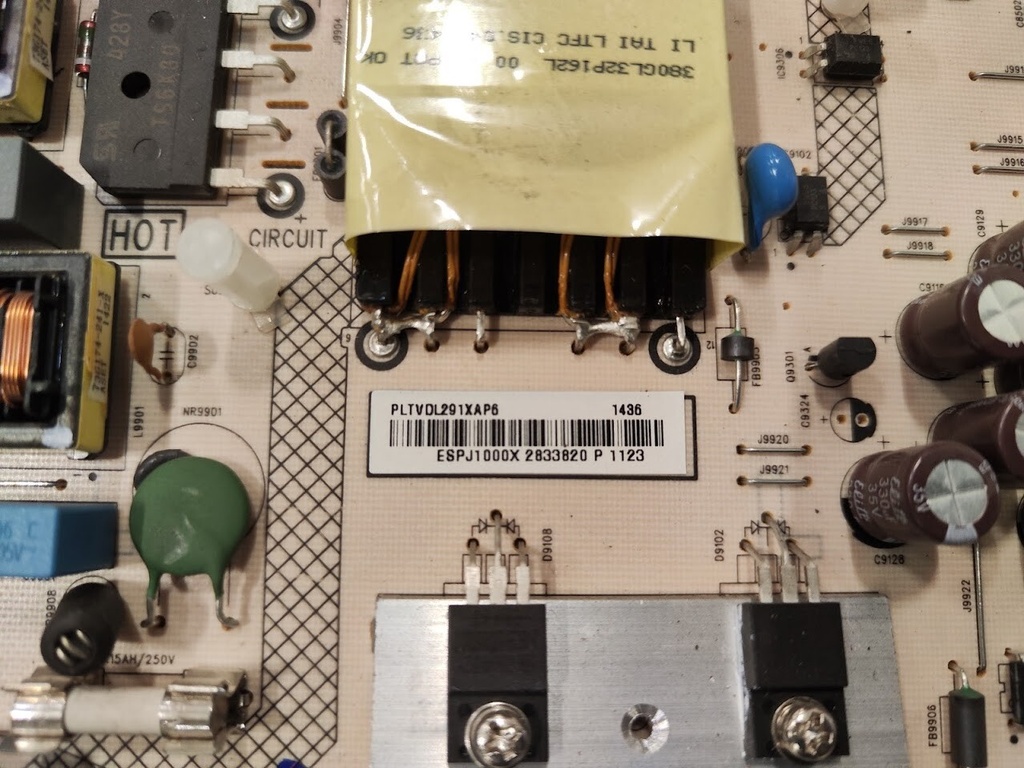 Delta DPS-279BP A Power Supply Board for 42-inch TV Models AUO 37 HD CMO 42 HD