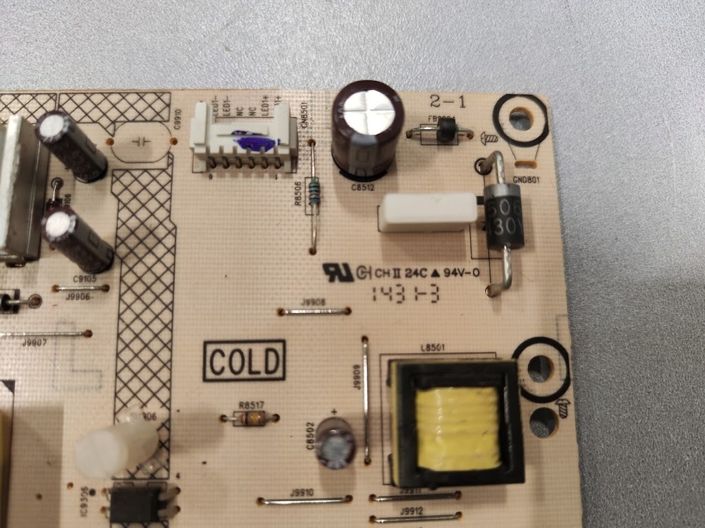 Delta DPS-279BP A Power Supply Board for 42-inch TV Models AUO 37 HD CMO 42 HD