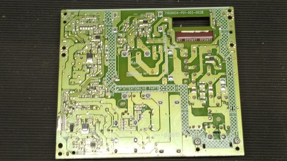 Used 715G6934-P01-002-002H Power Board - Non-Working for Parts/Repair