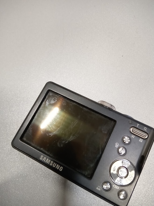 Samsung L201 Digital 10.2 MP 3X Optical Zoom Black Not Working For Parts