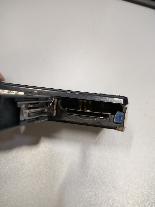 Samsung L201 Digital 10.2 MP 3X Optical Zoom Black Not Working For Parts