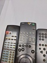 LOT OF 4 Remote Controls Sanyo RB-T44 Sony RMT-V159B Schneider Unknown Not Teste