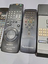 LOT OF 4 Remote Controls Sanyo RB-T44 Sony RMT-V159B Schneider Unknown Not Teste