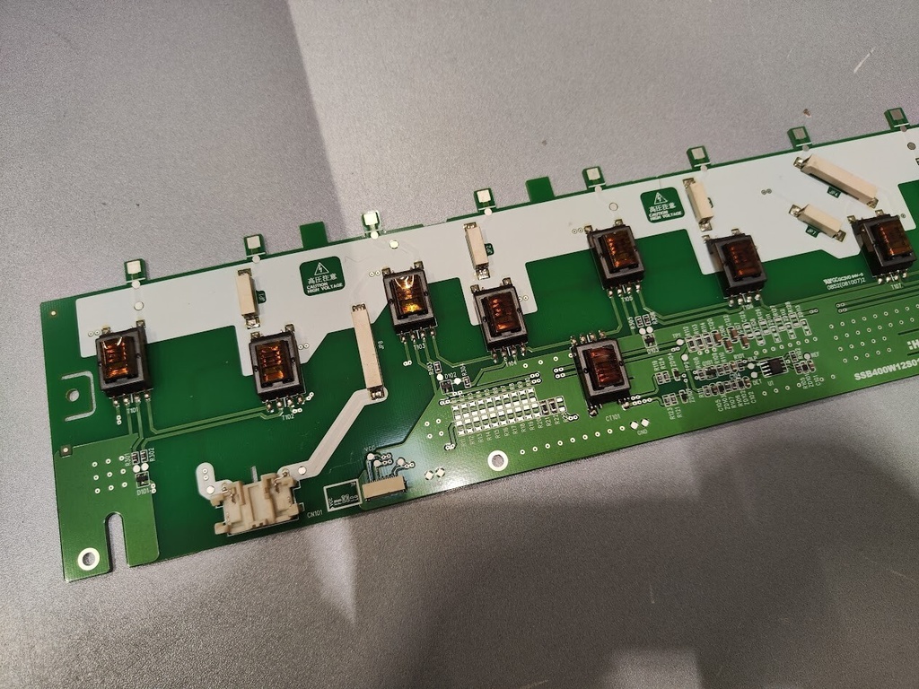 Hansol SSB400W12S01 Rev 0.1 LCD PCB Board for Parts or Replacement Untested