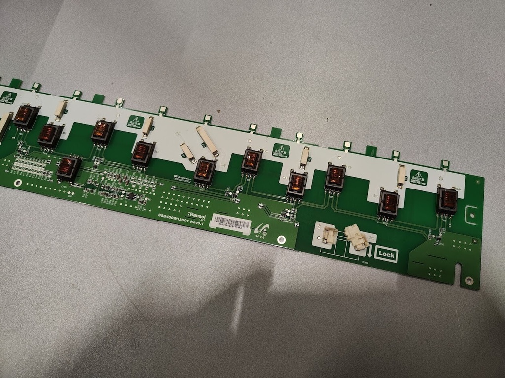 Hansol SSB400W12S01 Rev 0.1 LCD PCB Board for Parts or Replacement Untested