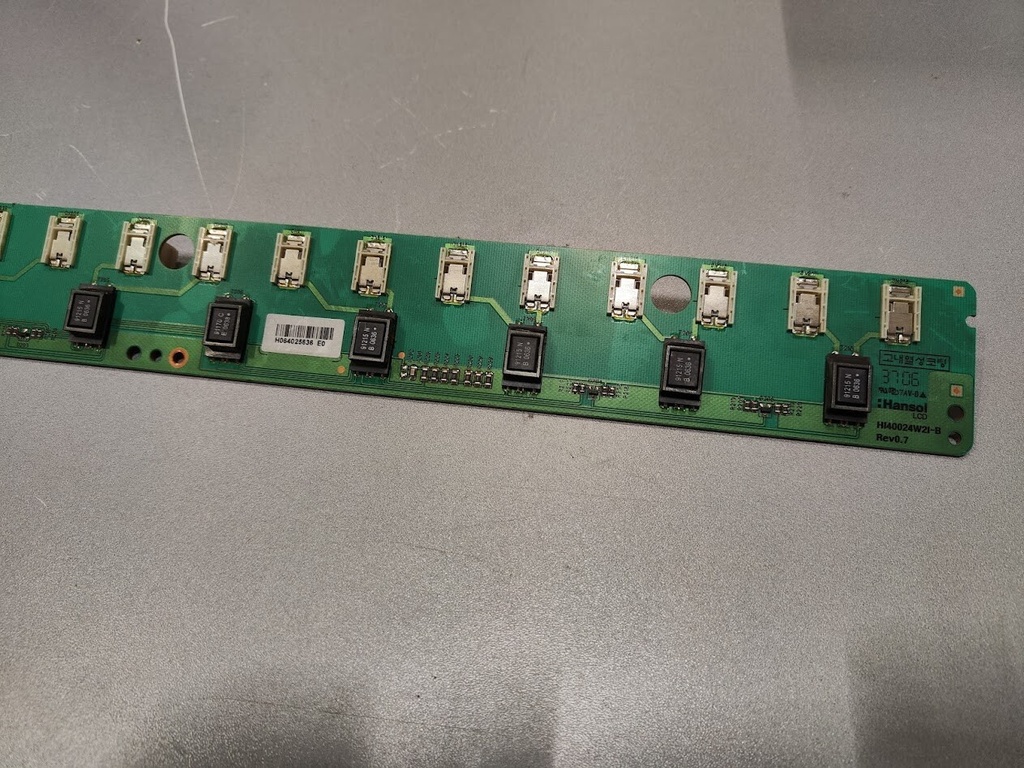 Hansol HI40024W2I-B Rev 0.7 Power Supply PCB Board for TV Untested For Parts