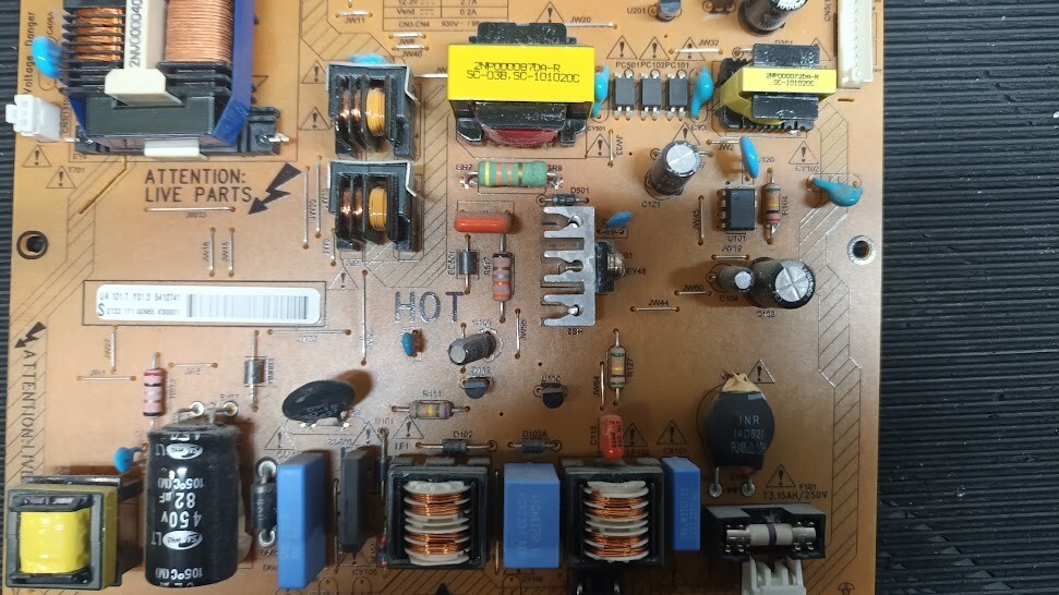 Used Non-Working LG PLHC-P981A PCB Board - For Parts Only, No Accessories