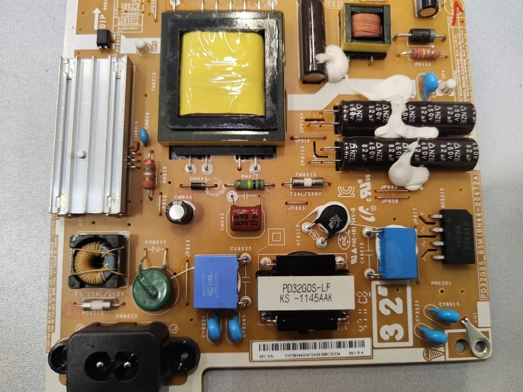 Samsung Power Supply Board PD32G0S_BSM BN44-00472A for Parts Repair Untested 32'