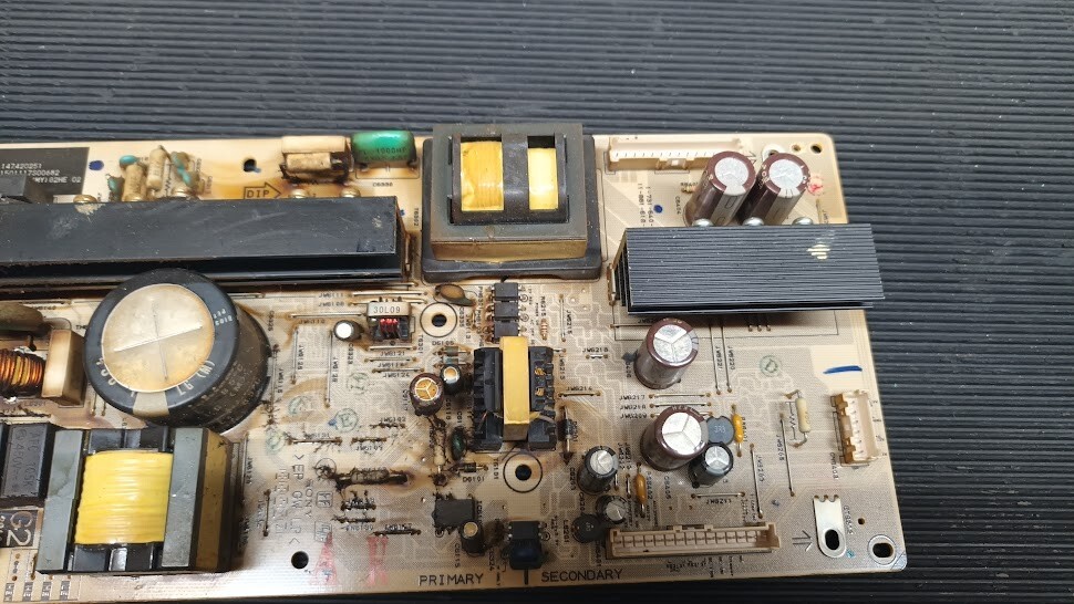 Non-Working Sony APS-254 Power Supply Board - For Parts or Repair