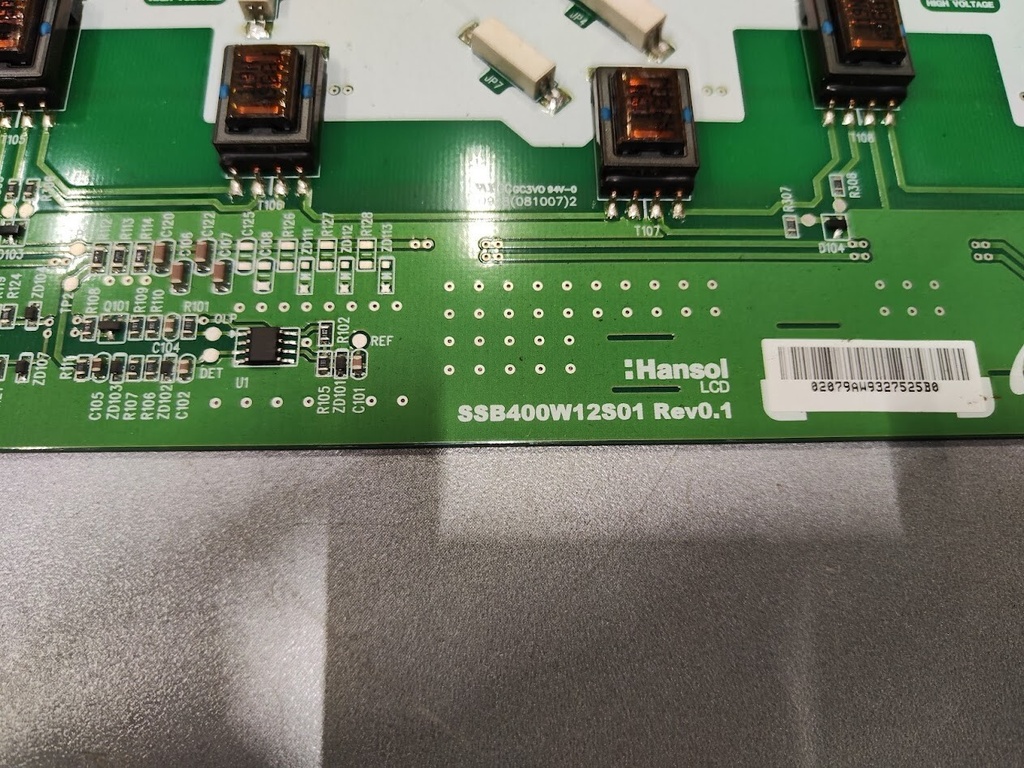 Hansol SSB400W12S01 Rev 0.1 LCD PCB Board Untested for TV Repair Parts