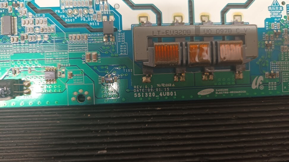 Samsung SSI320-4UB01 Circuit Board - Used Not Working For Parts