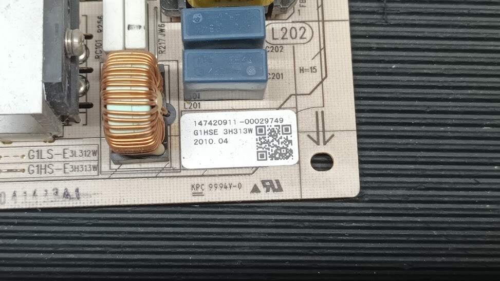 Used Sanken PSC10307E Power Board - Non-Working for Parts/Repair