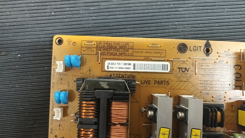 Used Non-Working LGIT PLHD-P982A / PLHF-P983A PCB Board - For Parts Only