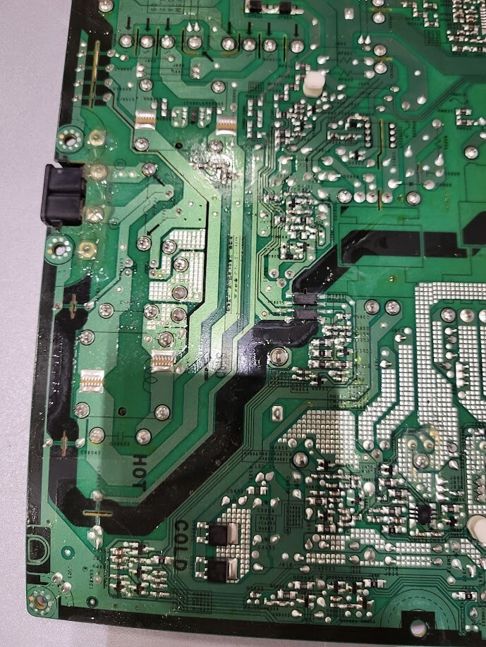 L48EM8A Power Board PSLF271E REV1.2 - Untested, Sold As-Is for Parts