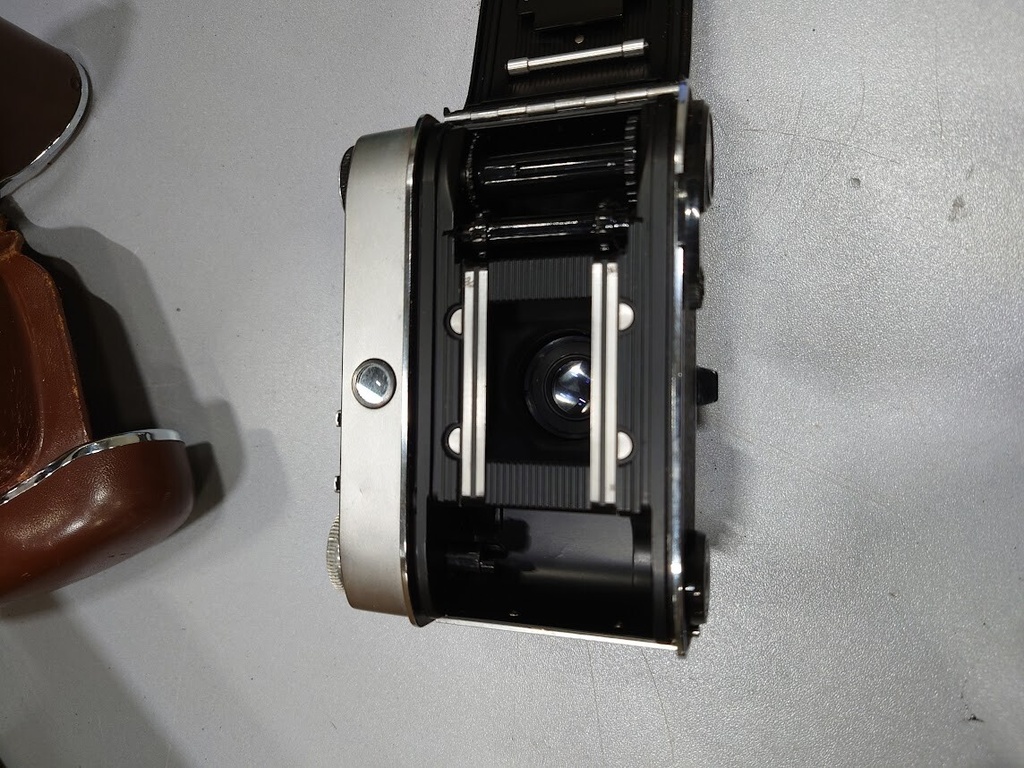 Vintage Kodak Retinette 2A Germany + Leather Case Not Working For Parts