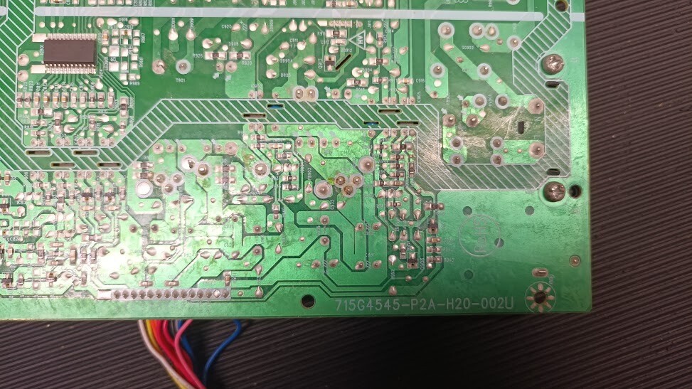 Used LG 715G4545-P2A-H20-002U Power Board - Non-Working for Parts/Repair