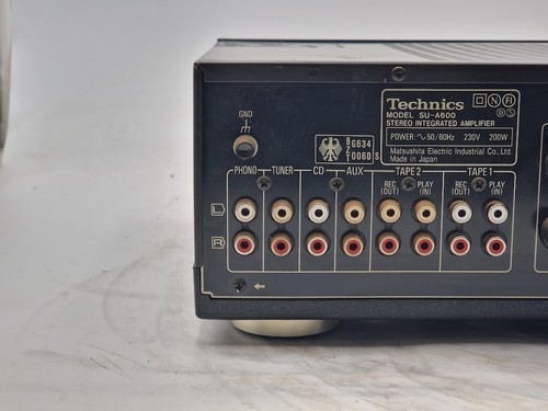 Technics SU-A600 Stereo Integrated Amplifier - Working, No Accessories