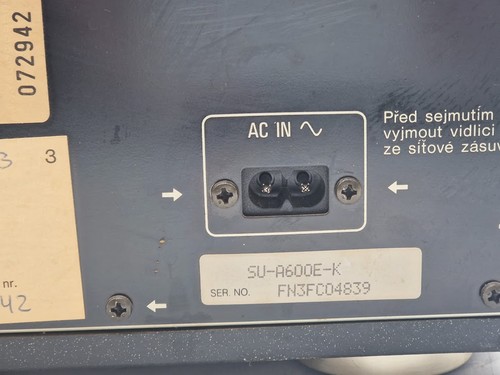 Technics SU-A600 Stereo Integrated Amplifier - Working, No Accessories