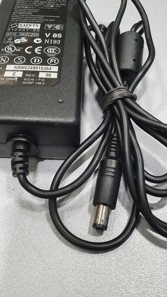 Delta ADP-50GH AC Adapter 12V 4160mA Used Working Without Power Cord