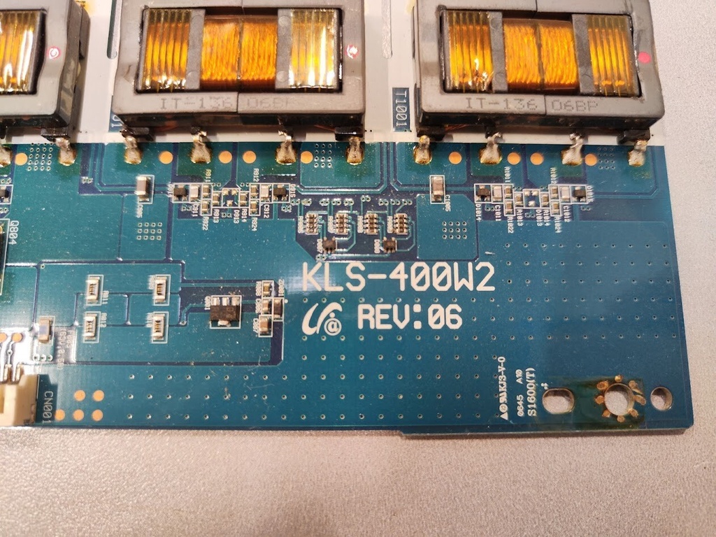 KLS-400W2 Rev 06 Power Supply PCB Board Untested for TV Replacement For Parts