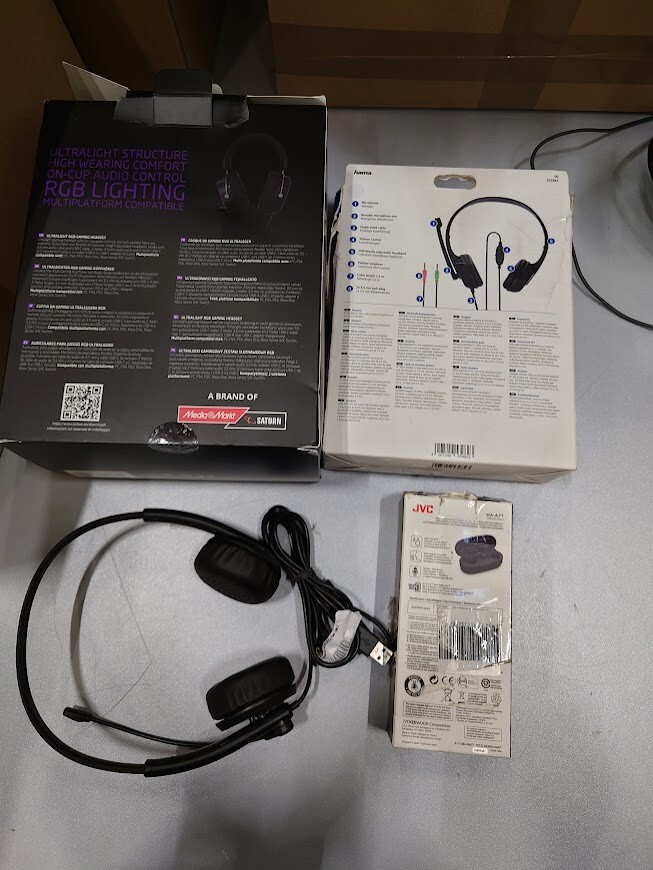 LOTTO DI 4 Cuffie ISY & Hama & JVC & Sandberg Vari Modelli Non Funzionanti