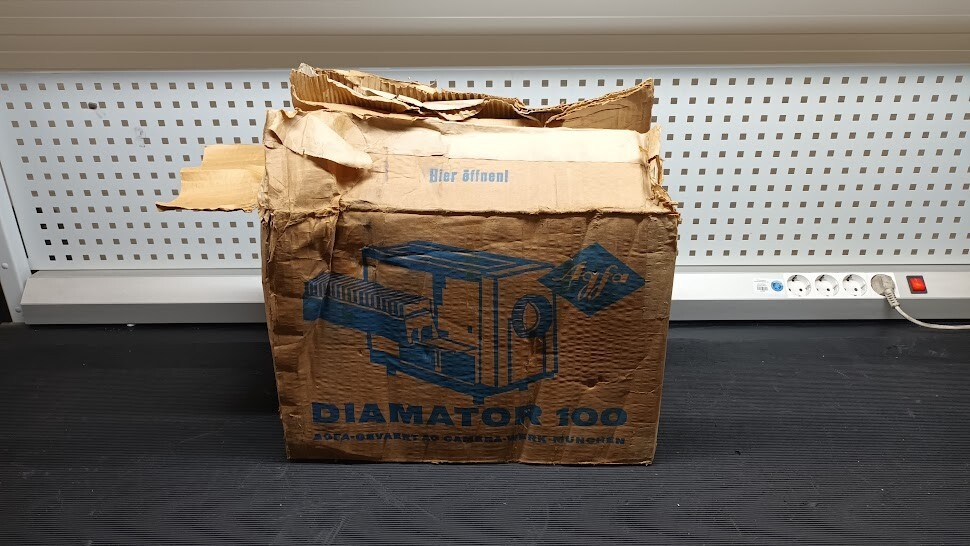 Agfa Diamator 100 Slide Projector - Untested, For Parts Or Repair