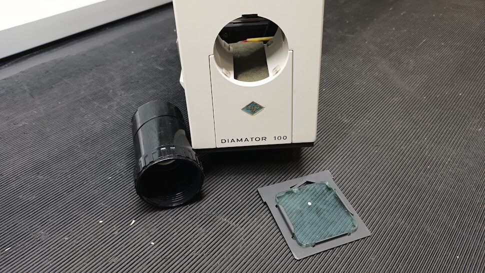 Agfa Diamator 100 Slide Projector - Untested, For Parts Or Repair