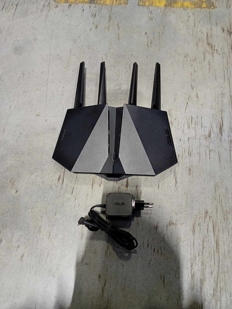 ASUS AX5400 RT-AX82U Dual-Band Wi-Fi 6 Gaming Router Fully Working with Adapter