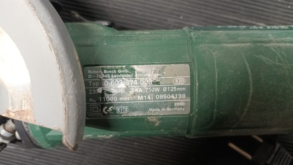 Bosch PWS 7-125 Angle Grinder - Used, Not Working, For Parts/Repair