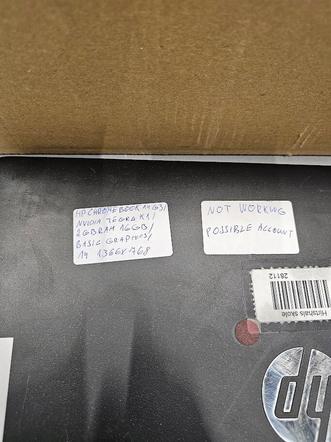 HP Chromebook 14 G3 - Non-Working, For Parts or Repair