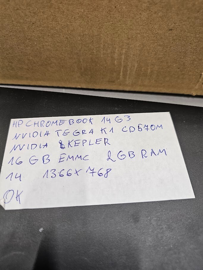 HP Chromebook 14 G6 - For Parts or Repair, Intel Celeron N4000, 4GB RAM, Non-Fun