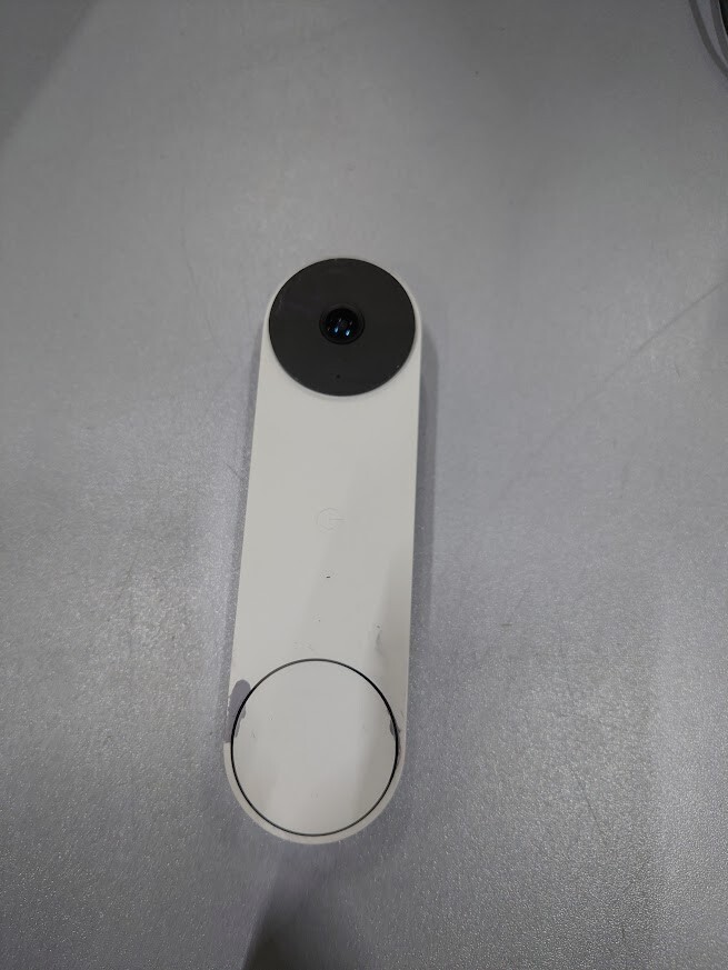 Google Nest Doorbell GWX3T Wireless White Used Not Working For Parts Without Box