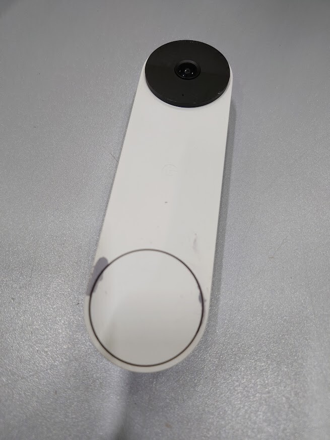 Google Nest Doorbell GWX3T Wireless White Used Not Working For Parts Without Box