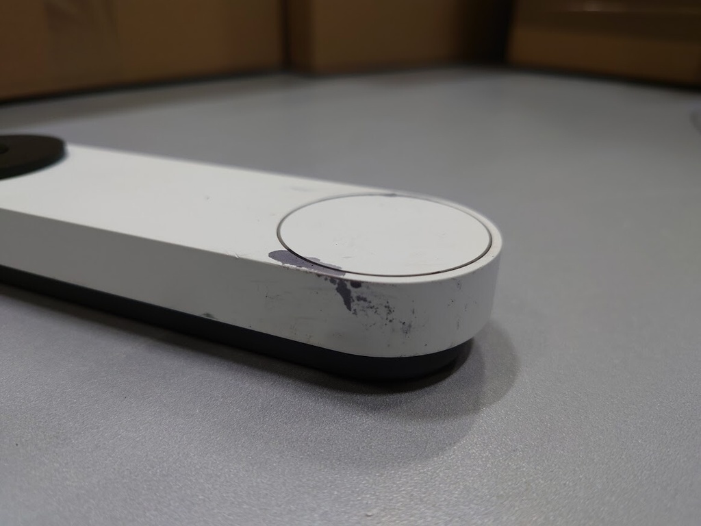 Google Nest Doorbell GWX3T Wireless White Used Not Working For Parts Without Box