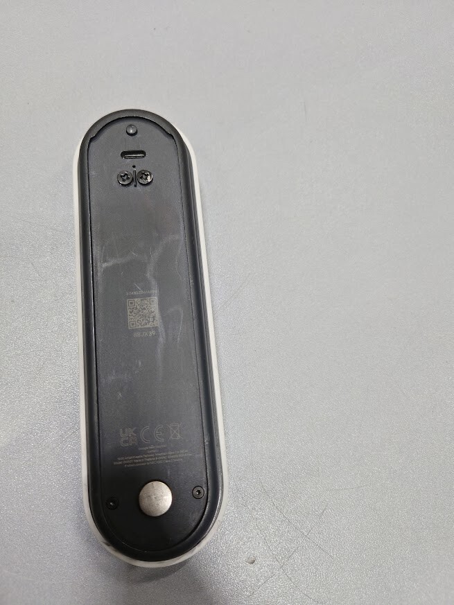 Google Nest Doorbell GWX3T Wireless White Used Not Working For Parts Without Box