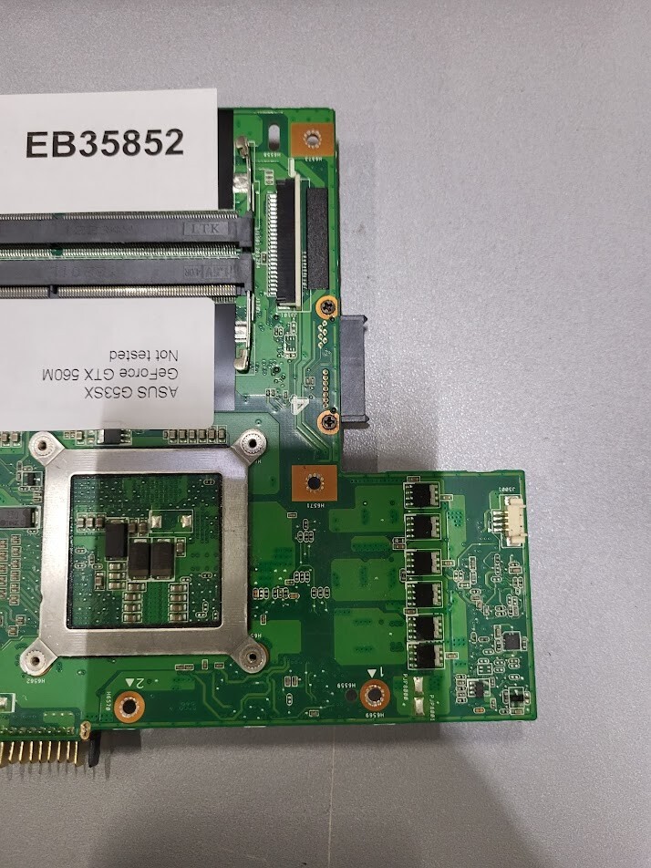 ASUS G53SX Motherboard - GTX 560M Untested For Parts/Repair