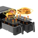 Iceagle Hot Air Fryer Double Zone Hot Air Fryer AFT11001F 11L 1700W New