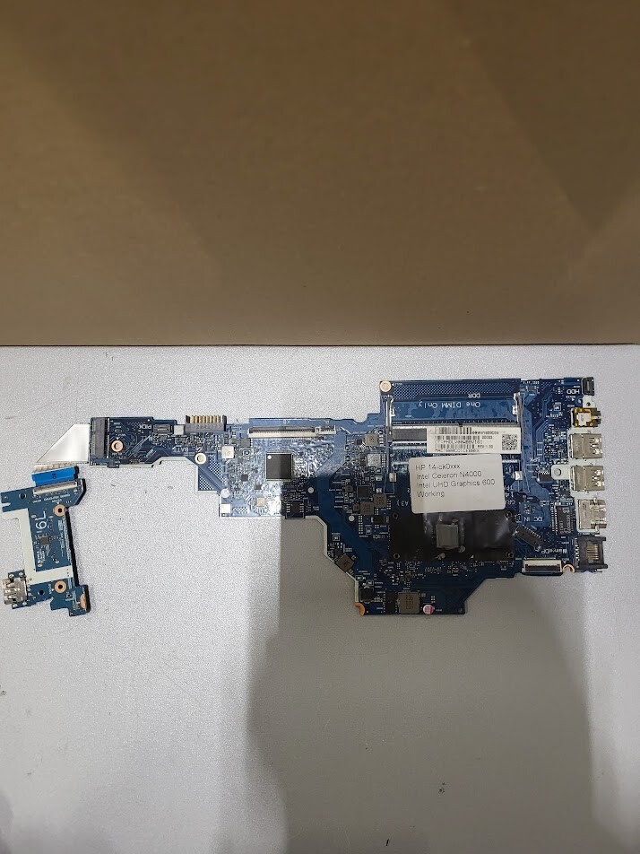 HP 14-ck0xxx Laptop Motherboard - Intel Celeron N4000 UHD Graphics 600 Working